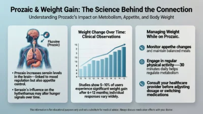 can prozac cause weight gain