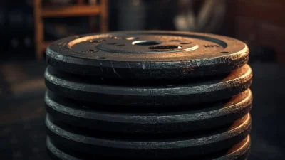 Cast iron weight plates