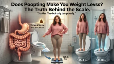 does pooping make you lose weight