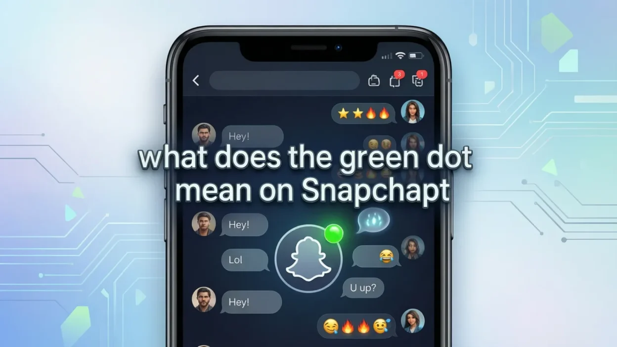 Green Dot Mean on Snapchat
