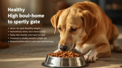 High calorie dog food for weight gain