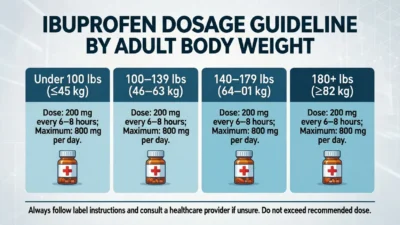 ibuprofen dosage by weight for adults