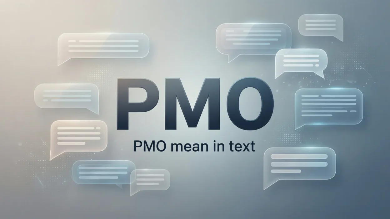 PMO Mean In Text