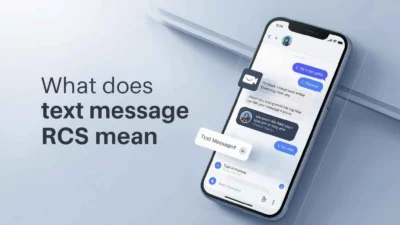 Text Message RCS Mean
