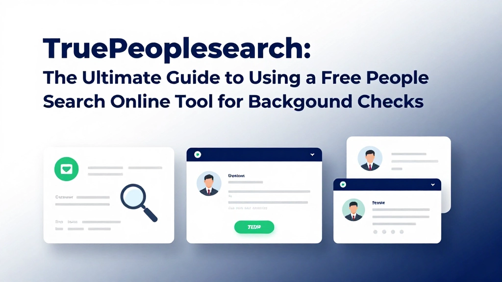 TruePeopleSearch: The Ultimate Guide