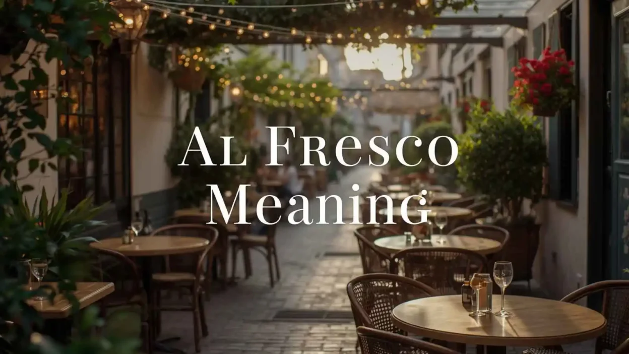 Al Fresco Meaning