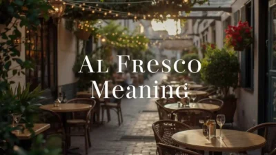 Al Fresco Meaning
